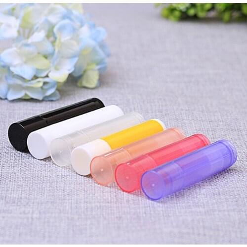 2018 Fashion 10PCS/Lot Lip Balm Tubes Containers Transparent Empty Plastic Lipstick Case Bottles DIY Makeup Storage Tools Hot