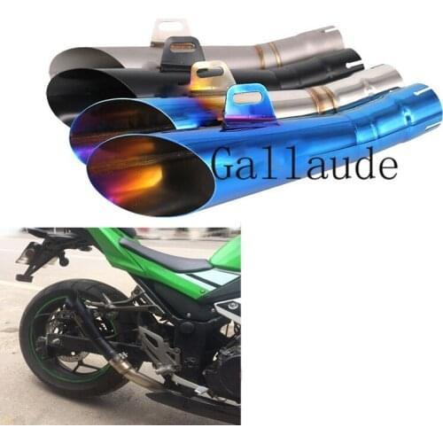 38-51mm Universal Motorcycle Exhaust Pipe Modify Motocross Exhaust Muffler For YZF R6 ZX-6R FZ6 CBR250 MT07 ATV Dirt Pit Bike