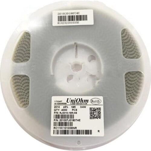 4000pcs 2010 5% 3/4W SMD Chip Resistor resistors 0-10M 0 0.1 0.5 10 100 220 ohm 0.1R 0.5R 100R 220R 1K 2.2K 4.7K 10K 100K 1M 10M