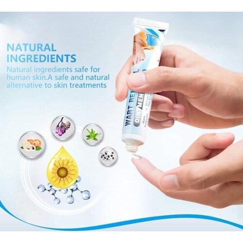 20g Warts Cream Skin Tag Remover Antibacterial Cream Face Warts Care Ointment Extract Body Ointment Mole Herbal Micro G7F9