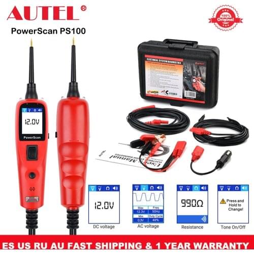 Autel PowerScan PS100 Electrical System Diagnosis Tool Electrical Testers & Test Leads Car Repair Tools