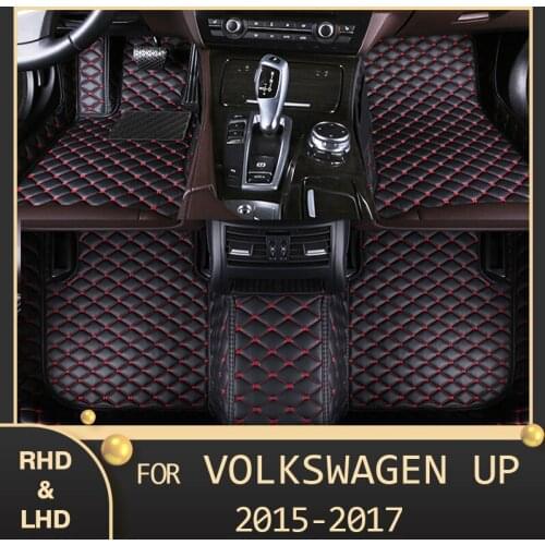 MIDOON Car floor mats for Volkswagen UP 2015 2016 2017 Custom auto foot Pads automobile carpet cover