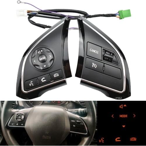 Car Cruise Control Switch Audio Bluetooth Steering Wheel Button For Mitsubishi Outlander Xpander ASX Space Star 2016-2019