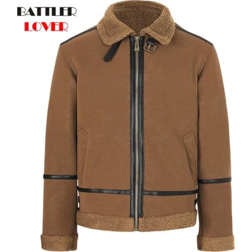 BATTLERLOVER Men's Suede Jackets