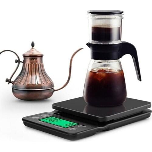 Household Drip Coffee Scale 3kg/0.1g 5kg/0.1g Portable High Precision LCD Electronic Digital Kitchen Scale Kitchen Weight Tools