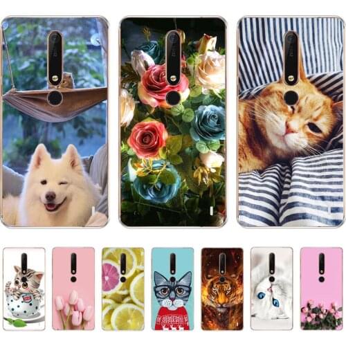 For Nokia 6.1 Phone Case for Nokia 6 2018 Case Soft TPU Silicone Back Protector Cover Case for Fundas Nokia 6.1 TA-1043 TA-1050