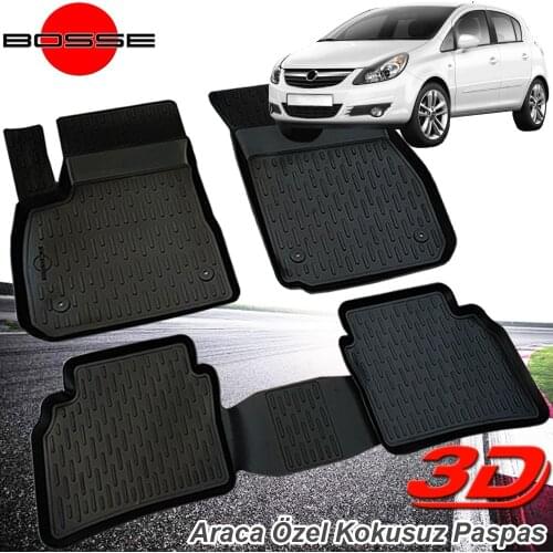 For Opel Corsa D Mat 3D Pool 2007 2014 BOSSE