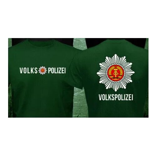 East Germany Gdr Deutsche Volkspolizei Police T-Shirt