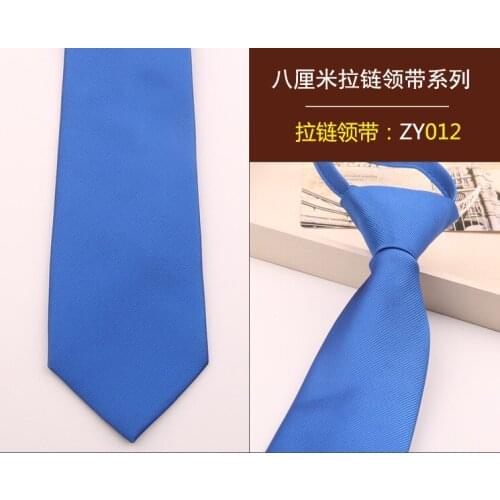 Tie mens formal wear business red black professional wedding groom Korean version of the lazy zipper suit shirt width 8CM