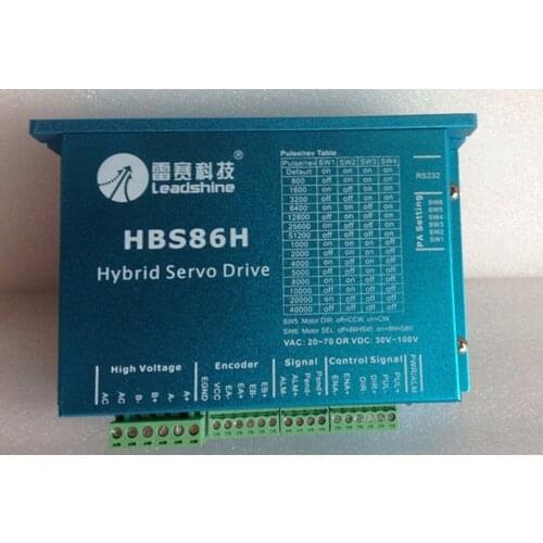 HBS86H leadshine 8A 100VDC 500W corrispondenza motor drive per cnc router/3d stampante/cnc macchina di taglio