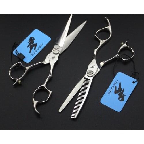 6.0 inch imported CZW-60 hairdressing scissors barber shears flat shears bangs scissors tooth scissors thinning
