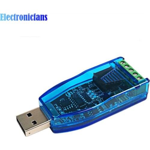 Isolated Industrial Grade USB to RS485 Communication Module 5V TVS Protection Short Circuit Protection Automatic Flow CH340E