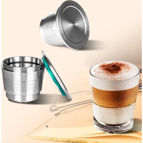 2020 New Metal Nespresso Reusable Coffee Filter Dripper Stainless Steel Refill Capsule For Nespresso Machine 1PCS Use 500times