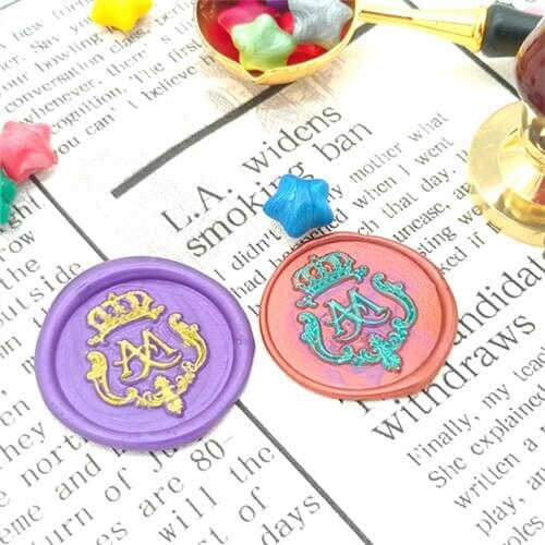 DIY Crown Initial customize your logo Name Box set personalized Letter/Sealing Wax /wedding Wax Seal Stamp