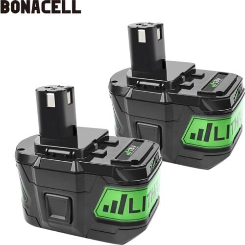 9.0Ah 18V High Capacity Lithium Replacement Battery for 18-Volt P102 P103 P104 P105 P107 P108 P122 Cordless Power Tool Battery