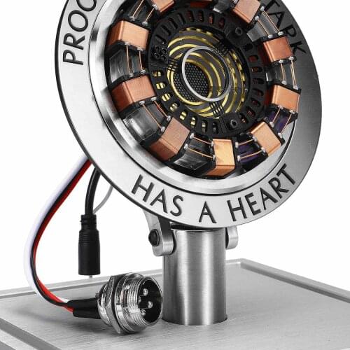 MK1 1:1 Arc Reactor Diy Modle Led Light Movie Props Gifts Need Assemble for Reactor Diy Parts Model Assembled Toys Chest Lamp