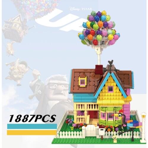NEW Balloon UP House Tensegrity Sculptures Anti Gravity Dynamics Physics Balance Building Blocks Kit Classic Bricks Toys Gifts