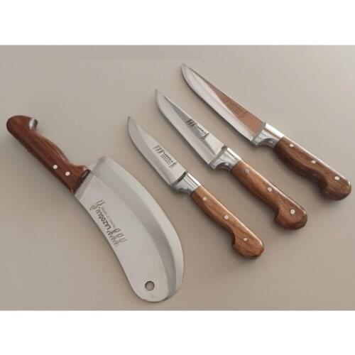 Riding On Original butcher-sacrifice-Kitchen Knife Set cutting-swimming-stripping 3 Piece Set And Armour knife