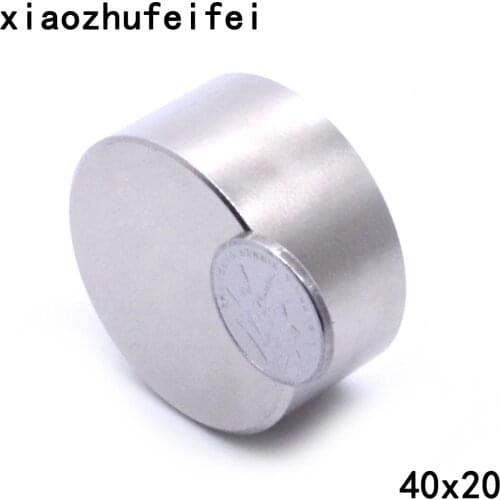 N52 1PCS Magnet 40mm x 20mm 40x20mm Round Cylinder Neodymium Permanent Magnets 40*20mm NEW Art Craft Connection