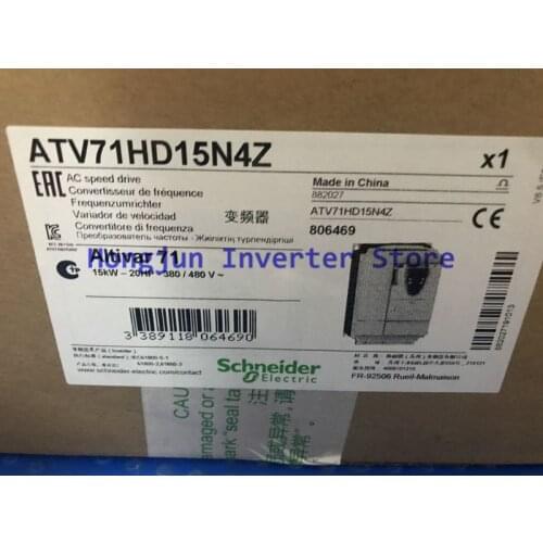 New and original Schneider ac speed drive inverter 380V 15KW 20HP inverter ATV71HD15N4Z inverter for pump