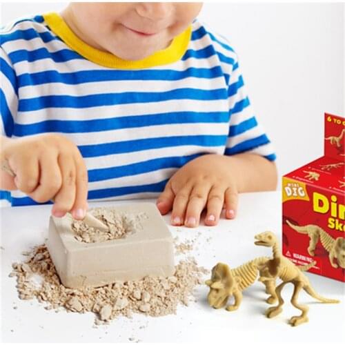 Educational Dinosaur Fossil Excavation Toys Archaeological Dig Toy DIY Assembly Model Toys for Children Kids Gifts Toy Dinosaur