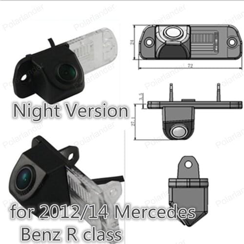 Polarlander Hot Sale Rear View Camera HD CCD Camera for 2012/14 Mercedes Benz Rclass Night Version