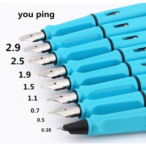 Luxury High quality 292 Sky blue calligraphy Fountain Pen office Student Stationery supplies ink pens