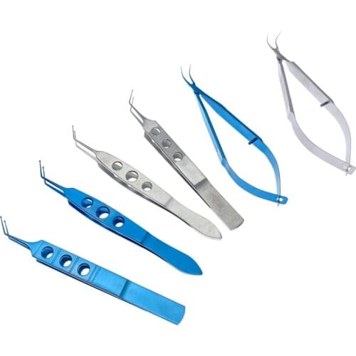 Eye Forceps Titanium Stainless Steel Lens Forceps Ophthalmic Surgical Tools