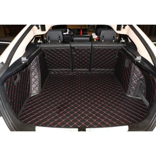 High quality! Special trunk mats for BMW 320i 328i GT F34 2017-2012 waterproof durable cargo liner boot carpets,Free shipping