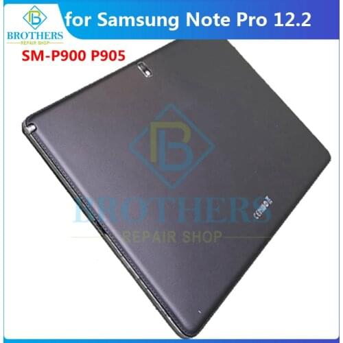 For Samsung Galaxy Note Pro 12.2 Battery Housing SM-P900 P905 Battery Door Back Case Back Housing Black White Replacement Top