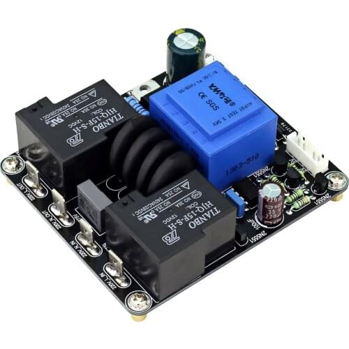 AIYIMA 220V 1000W Power Supply Delay Power Soft Start Protection Board High Power For Class A Amplifier DIY 30A Relay Protection