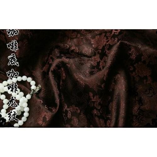 017 DIY Garment Sewing Supplies & Fabrics Brocade and Satin Fabric Dragon Series ofTang Qipao Silk and Satin Fabrics