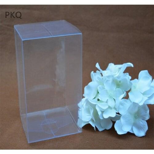 20 sizes,Transparent Wedding Favor Holder Chocolate Candy Boxes Clear PVC Gift Boxes Cosmetic Bottle Gift packaging Boxes,30pcs