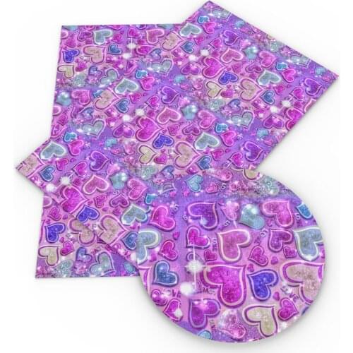 David accessories 20*33cm Baby Animal Printed Faux Synthetic Leather For Bow-knot bags Wallet Phone Cover Scrapbook DIY,c13193