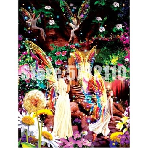 Diamond Embroidery 5D DIY Diamond Painting Angel Fairy & Nymph Cross Stitch Rhinestone Mosaic Home Decor Crafts Christmas gift