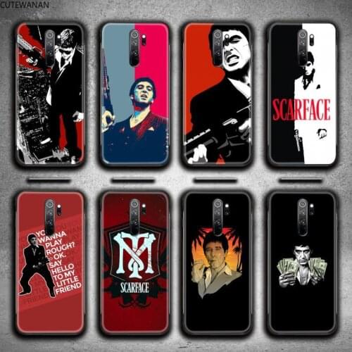 Scarface Tony Montana Phone Case for Redmi 9A 8A 7 6 6A Note 9 8 8T Pro Max Redmi 9 K20 K30 Pro