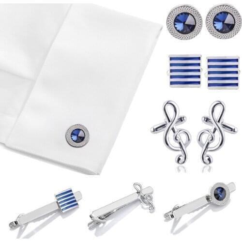 Formal Suit Pins Cufflinks Outwear Tie Tack Claps Classic Tie Clip Men Wedding Business