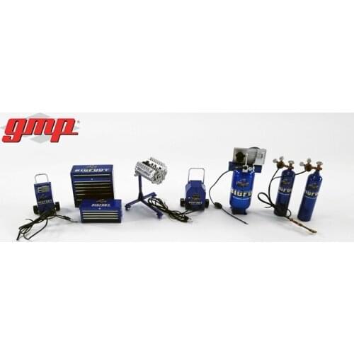 GreenLight 1:18 Bigfoot Shop Tool Set 1 Alloy model car Metal toys for childen kids diecast gift