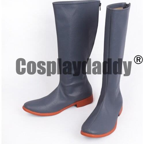 Pocket Monsters Rainbow Rocket Grunts Agents Cosplay Shoes Long Boots S008