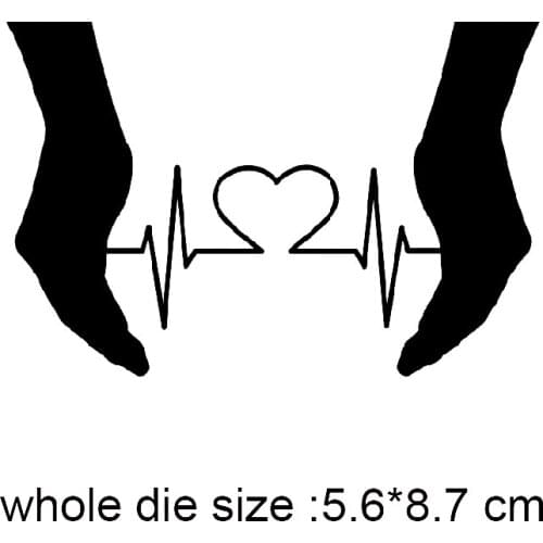 Metal cutting dies heart love cut die mold decoration Scrapbook paper craft knife mould blade punch stencils dies