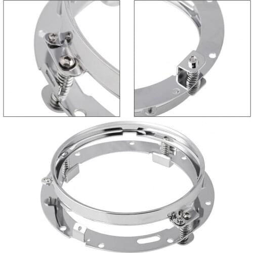 Motorcycle 7 Inch Round Headlight Mounting Bracket Holder Motorbike Accessories