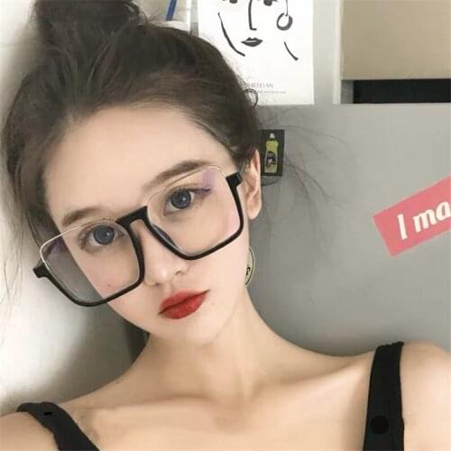 New Trendy Custom Logo Half Classic Eyewear Oversized Sunglasses 2021 Vintage Retro Sun Glasses AS110