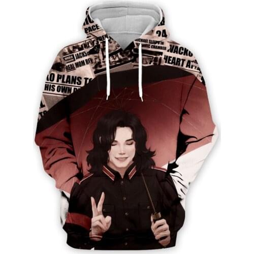 PLstar Cosmos Pop King Legend Singer Musician Michael Jackson Streetwear Pullover Colorful 3DPrint Men/Women Harajuku Hoodies 17