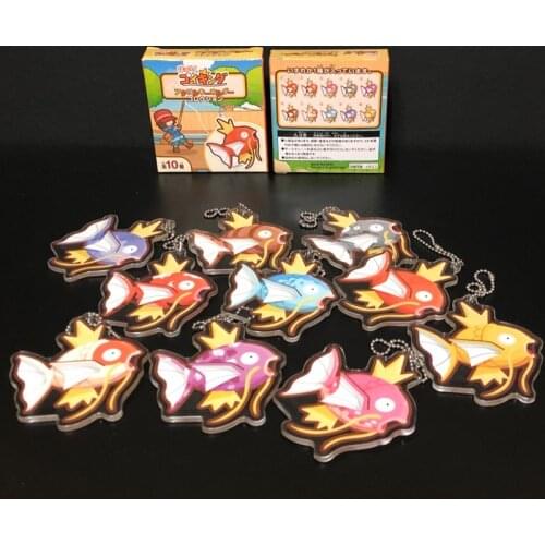 Pokemon Magikarp Different Color Acrylic Key Chains Action Figure