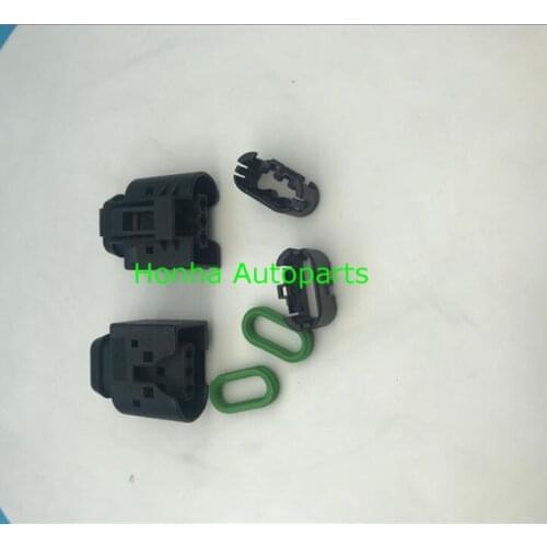 Free shipping 2pcs 3Pin female Kostal plug 09-4413-91 crankshaft sensor plug Injector Connector for Benz 09441391