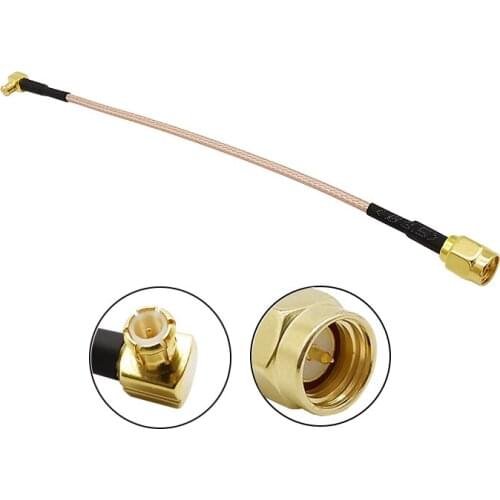 SMA-MCX Cable SMA Male Plug to MCX Male Plug Right Angle L Shape RG316 Cables RF Coax Coaxial Pigtail Cable
