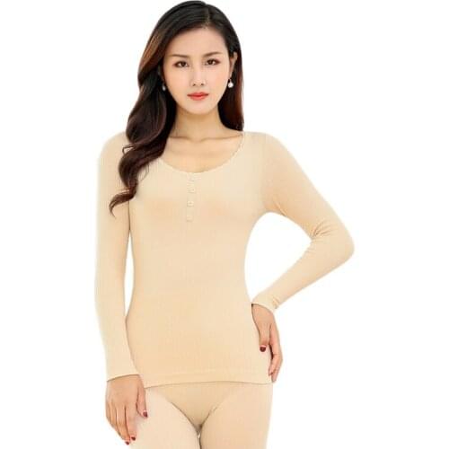 Warm Thermal Underwear For Women Sets Sexy Long Johns Slim Ladies Intimate Cotton Thermo Female Pajamas Warmer Clothes