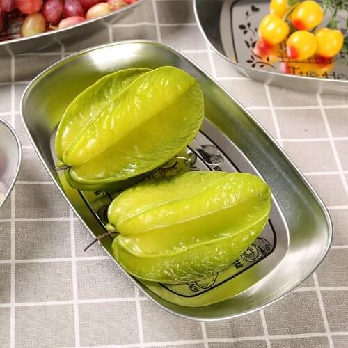 Iron Plate Boat-shaped Fruit Plate Fruit Bowl Dried Fruit Tray Candy Plate Living Room Household Decoration