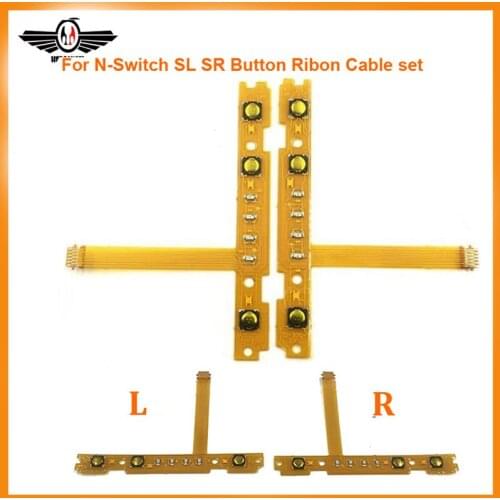 20Pcs NEW left right Button Key Flex Cable Replacement part SL SR Button Flex Cable for Nintendo NS Switch Joy-Con