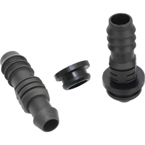 30 Pcs 12mm to 16 mm Barbed Connector With Rubber O-ring Gasket Garden Water Connectors Irrigation System Connection Couplings
